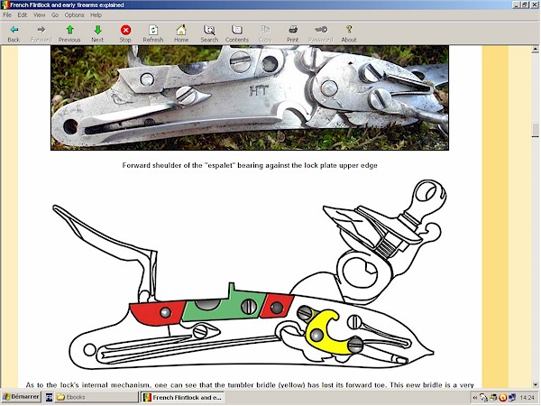 French flintlock pistol