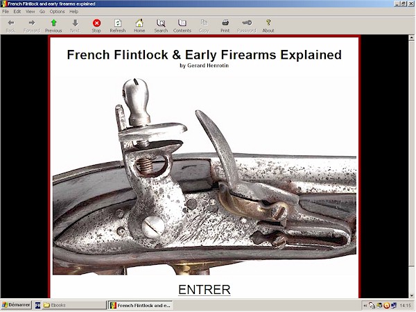 French flintlock pistol