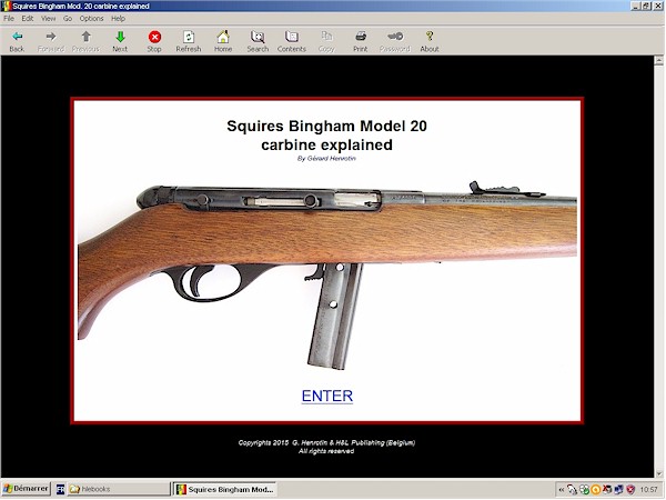 Squires Bingham Model 20 carbine in caliber .22 LR