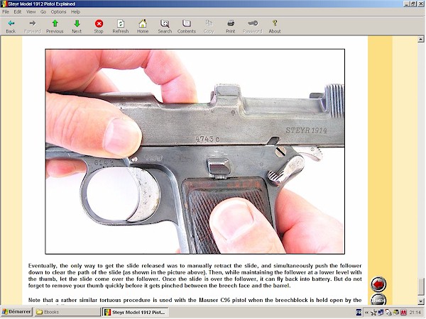 Steyr 1912 pistol (Steyr Hahn)