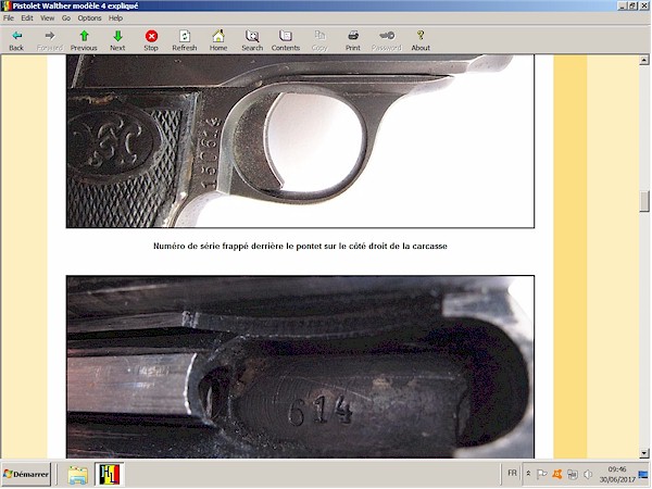 pistolet Walther modèle 4