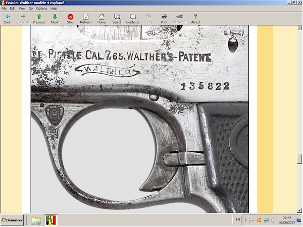 pistolet Walther modèle 4