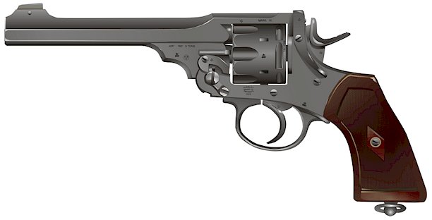 webley mark VI revolver