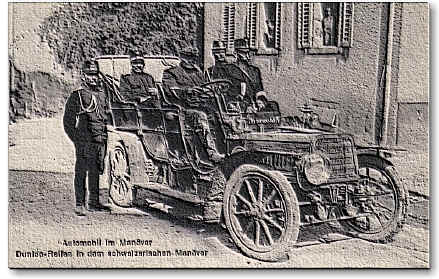 Old Swiss military automotive