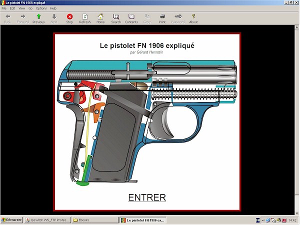 pistolet FN Browning modle 1906