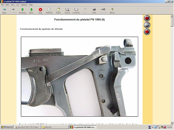 pistolet FN Browning modle 1906