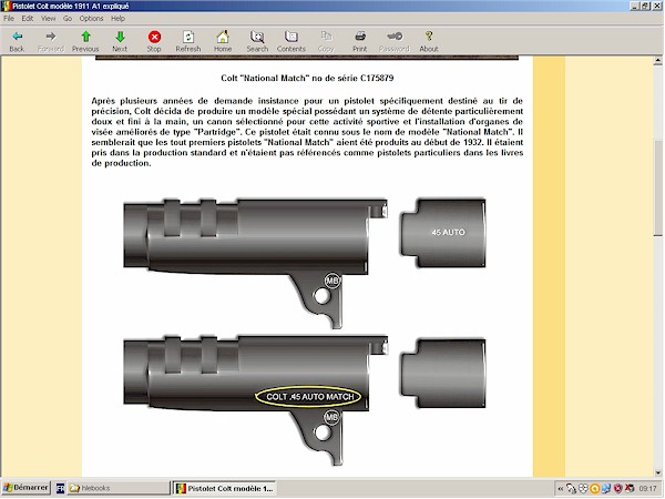 pistolet colt 1911-A1 expliqu