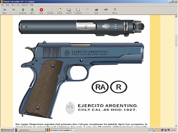 pistolet colt 1911-A1 expliqu