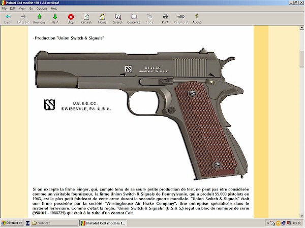 pistolet colt 1911-A1 expliqu