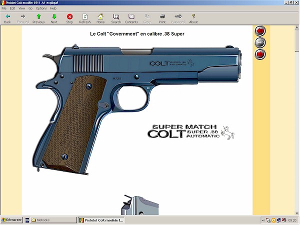 pistolet colt 1911-A1 expliqu