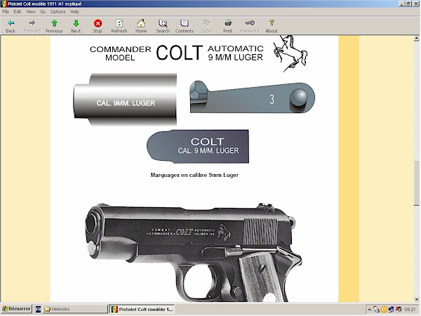 pistolet colt 1911-A1 expliqu