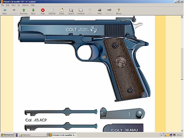 pistolet colt 1911-A1 expliqu