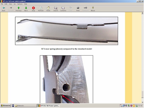 SFS (Safety Fast Shooting) for Hi-Power pistol
