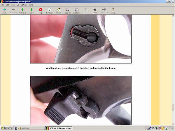 SFS (Safety Fast Shooting) for Hi-Power pistol