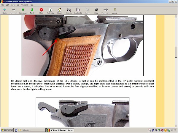 SFS (Safety Fast Shooting) for Hi-Power pistol