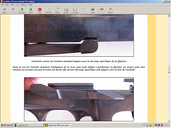 Le systme SFS pour pistolet GP expliqu