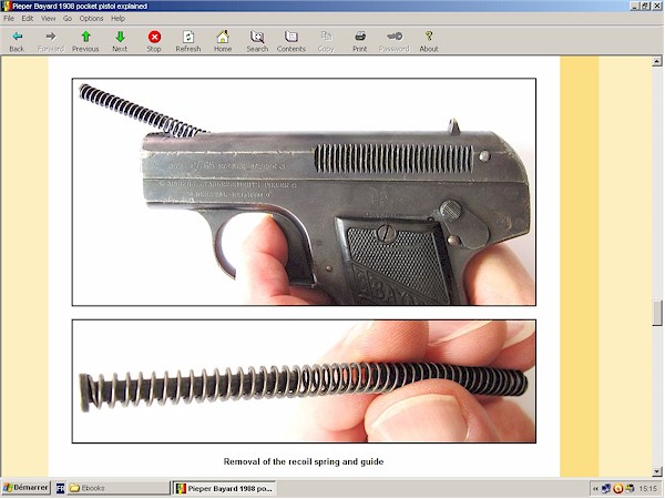 Pieper Bayard model 1908 pistol