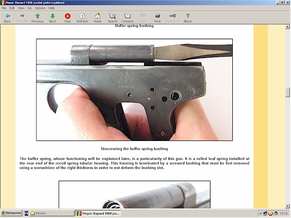 Pieper Bayard model 1908 pistol