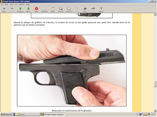 Pieper Bayard model 1908 pistol