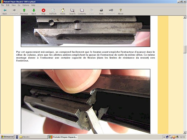 Pieper Bayard model 1908 pistol
