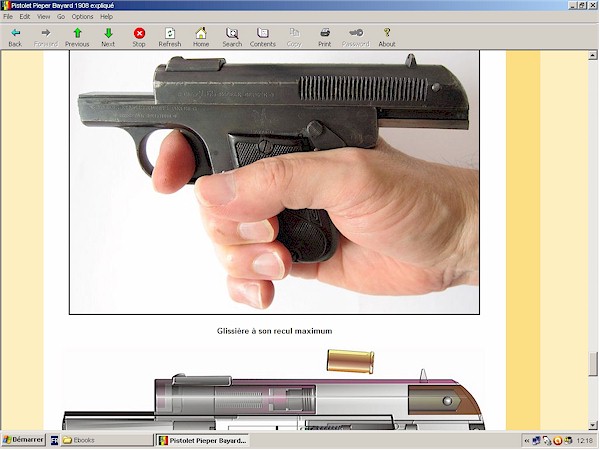 Pieper Bayard model 1908 pistol