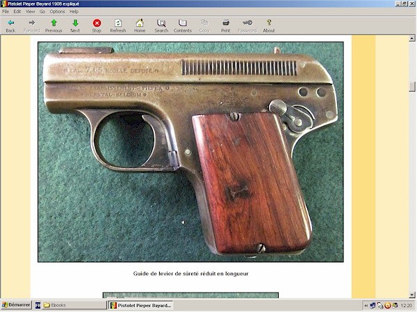 Pieper Bayard model 1908 pistol