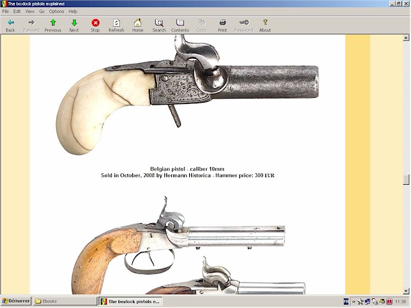 current value boxlock pistols