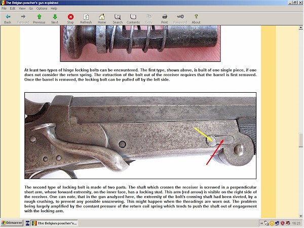 Belgian folding poacher shotgun