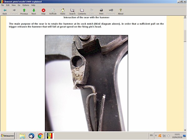 Clement 1909  pistol explained