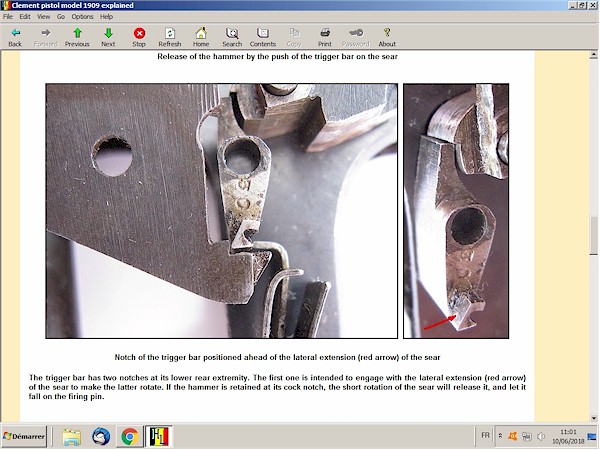 Clement 1909  pistol explained