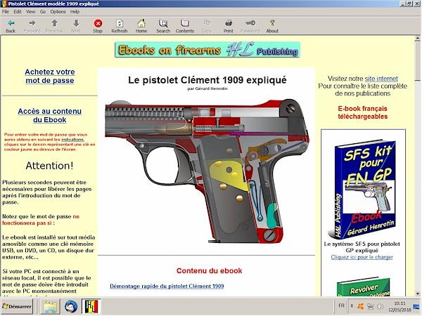 Pistolets Clément - 1903 1907 1908 1909 1912