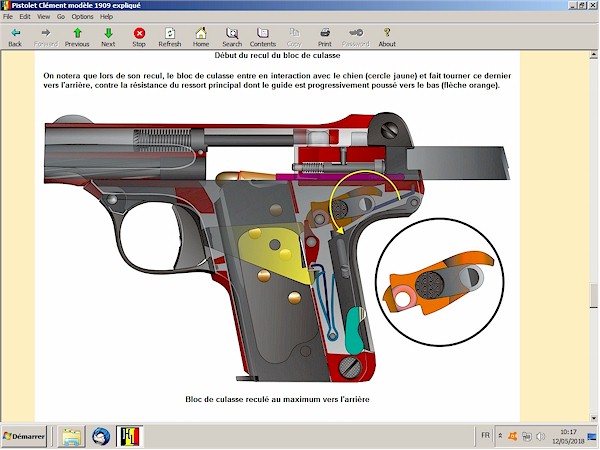 Pistolets Clément - 1903 1907 1908 1909 1912