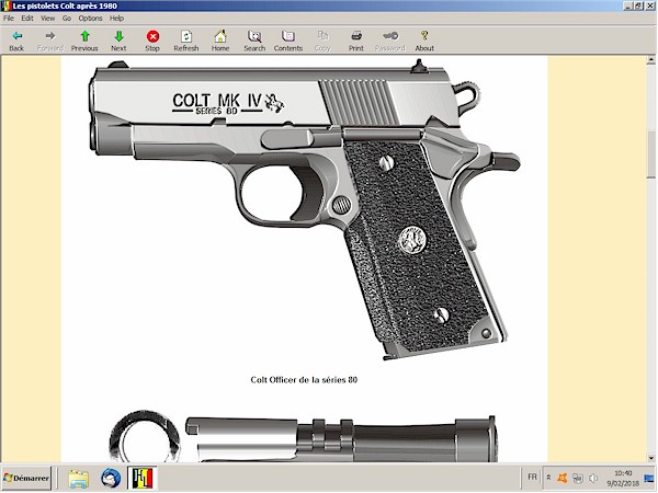 Pistolets Colt post 1980