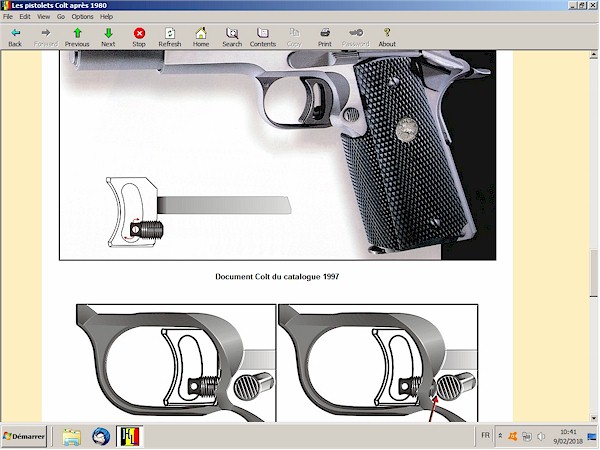 Pistolets Colt post 1980