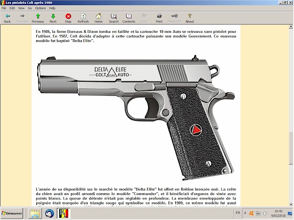 Pistolets Colt post 1980