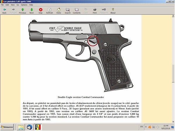 Pistolets Colt post 1980