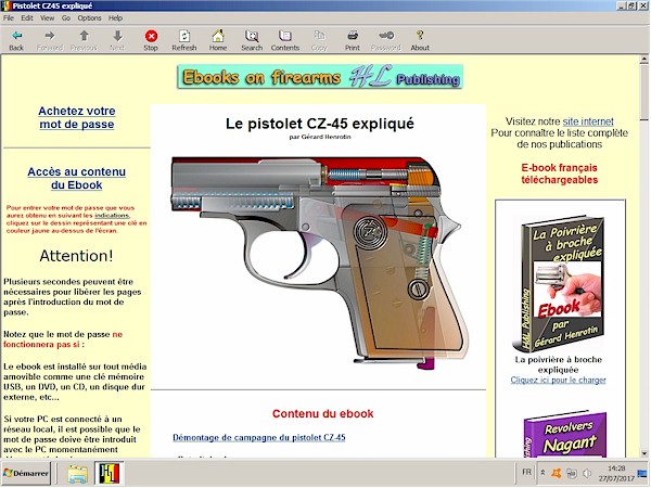 Pistolet CZ-45 expliqu