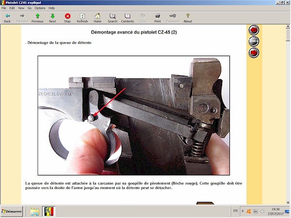 Pistolet CZ-45 expliqu
