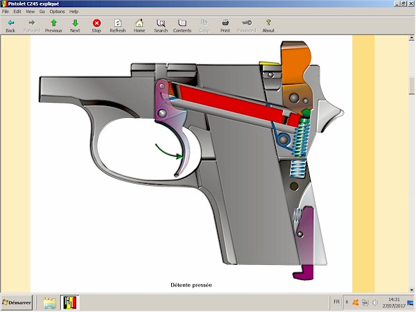 Pistolet CZ-45 expliqu
