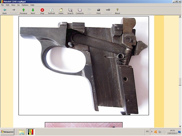 Pistolet CZ-45 expliqu