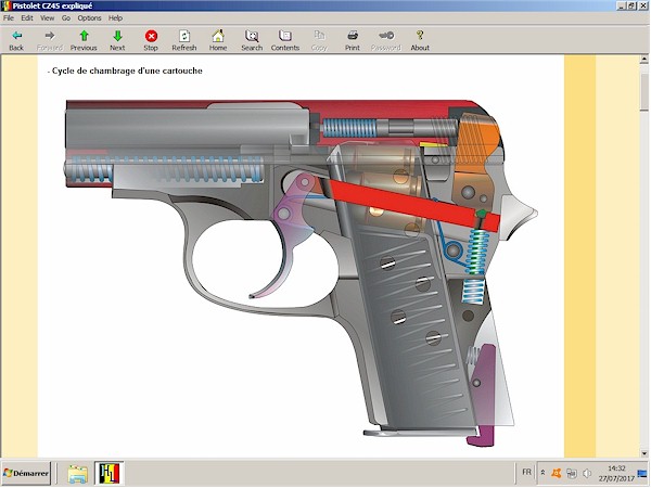 Pistolet CZ-45 expliqu