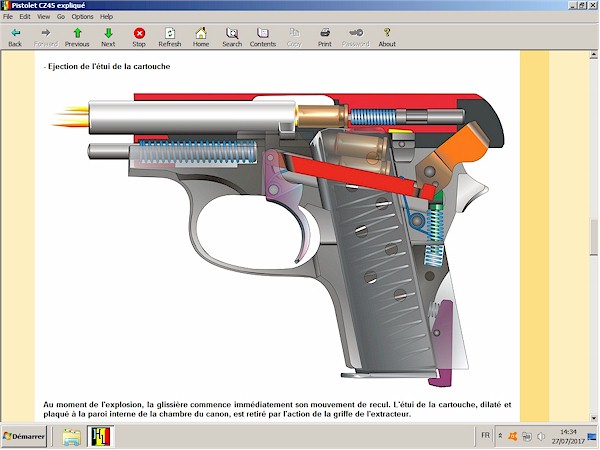 Pistolet CZ-45 expliqu