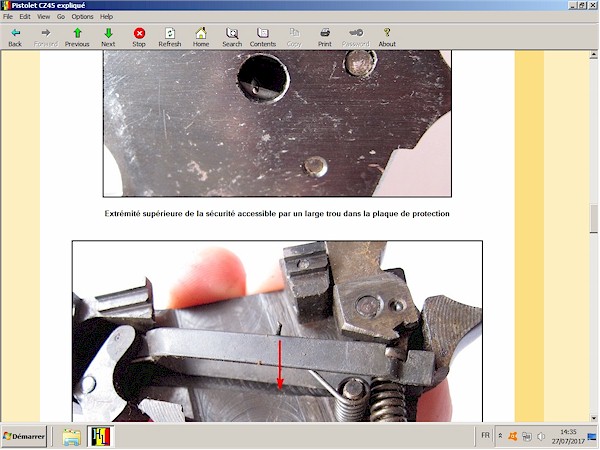 Pistolet CZ-45 expliqu