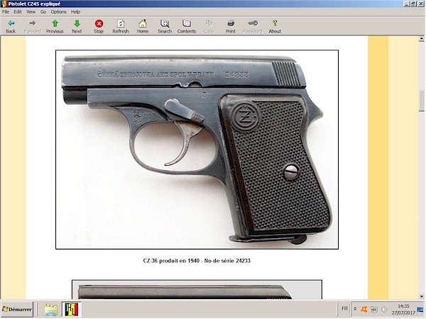 Pistolet CZ-45 expliqu