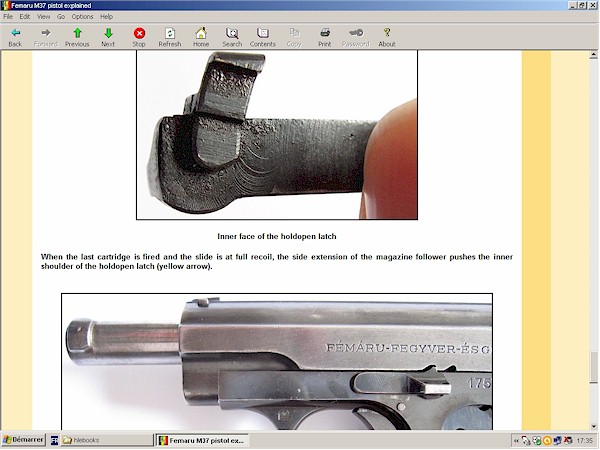Hungarian Femaru (Frommer) pistol Model 37 explained
