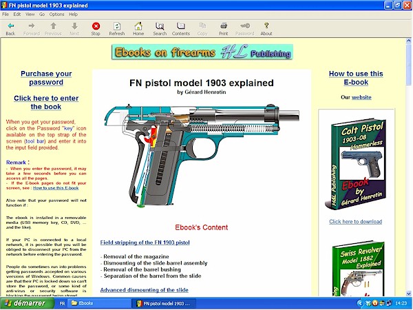 FN pistol model 1903