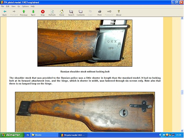 FN pistol model 1903