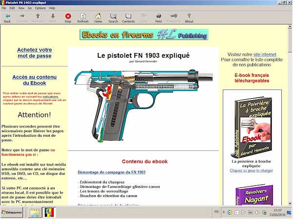 pistolet fn 1903 expliqu