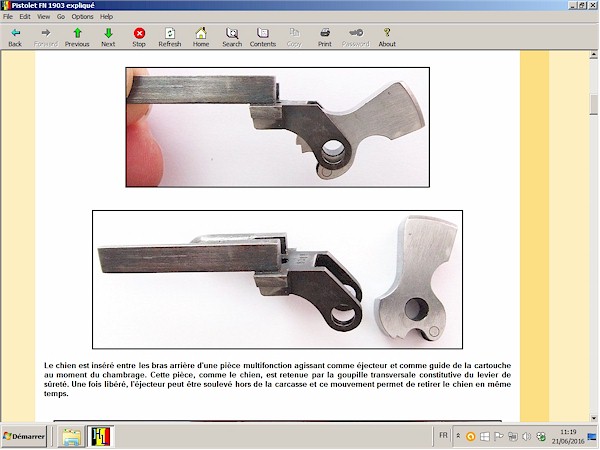 pistolet fn 1903 expliqu