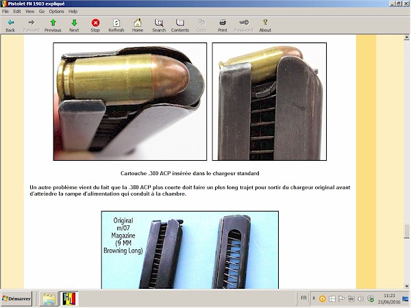 pistolet fn 1903 expliqu